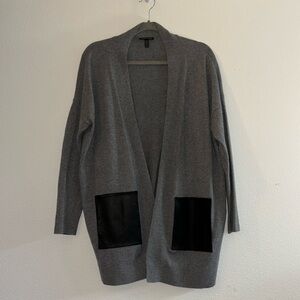 EILEEN FISHER Long Grey Cardigan